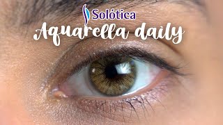 Best Daily Colored Contact Lenses  Solotica Aquarella [upl. by Hecker]