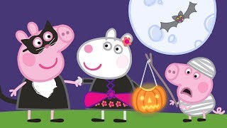 Świnka Peppa 🎃 Halloweenowe przebieranki 🎃 Bajki Po Polsku  Peppa po Polsku [upl. by Waterer]