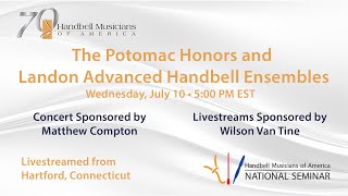 The Potomac Honors and Landon Advanced Handbell Ensembles  National Seminar 2024 [upl. by Cormick]