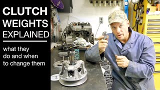 Clutch weights explained Snowmobile [upl. by Plato]