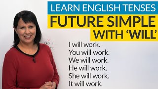 Learn English Tenses FUTURE SIMPLE with “WILL” [upl. by Ayatal]