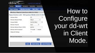 Configure DDWRT as WiFi Repeater  Range Extender  Client Mode  dd wrt wifi extender  ddwrt [upl. by Aleka]