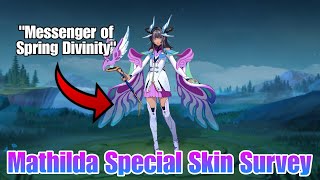 Mathilda New Special Skin Survey  MLBB [upl. by Rivi]