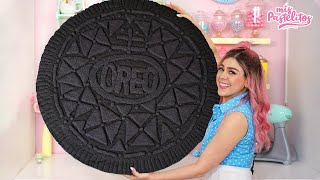 LA GALLETA OREO MÁS GRANDE DEL MUNDO  MIS PASTELITOS [upl. by Thgirw]