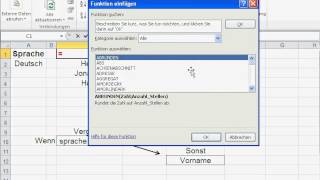 Mehrsprachige Tabelle mit Excel Teil 1 Dropdowns Wenn Funktion Absolute Zellbezüge [upl. by Obie]