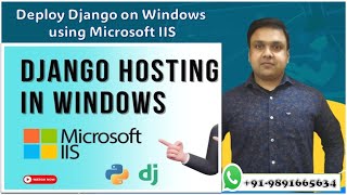 Deploying Django App on Windows IIS StepbyStep Guide [upl. by Ahseit38]