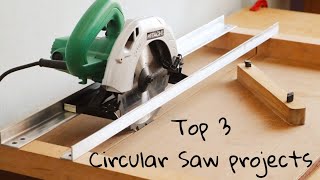 Top 3 Circular Saw Projects  3 Best Circular Saw Ideas [upl. by Imefulo855]