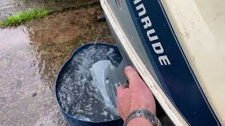 1984 Evinrude 5hp Two Stroke Outboard Engine [upl. by Blackwell107]