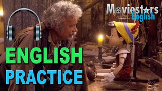 Learn English with Pinocchio 2022  Pinocchio Goes to School Scene  Part 1  English with Disney [upl. by Leima19]