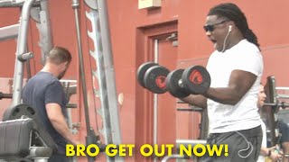 Screaming in the Gym Prank [upl. by Aniraz]