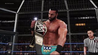 WWE 2K18  Elimination Chamber Gameplay [upl. by Hound760]