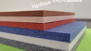 Effect of Polyester fiber soundabsorbing board [upl. by Madancy]