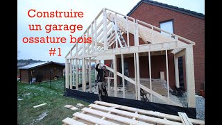 comment construire une Ossature bois 1 [upl. by Gapin]