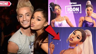 ARIANA GRANDES BROTHER REACTS to ICON SERIES quotARIANAquot SKIN amp EMOTE in Fortnite [upl. by Ashlen761]