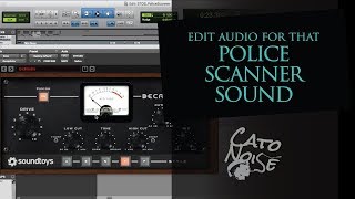 How to Make Audio Sound Like a Radio  Police Scanner [upl. by Maer]