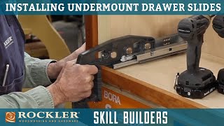 How to Install Blum TANDEM Undermount Drawer Slides [upl. by Hertzog231]