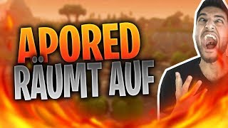 APORED RÄUMT AUF  RazZzero0o MACHT KRASSEN FLICKSHOT  Fortnite Highlights Deutsch [upl. by Ednew]