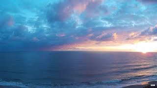 Florida Sunrise Beach Cam  Jensen Beach FL WebCam HD  1132017 [upl. by Yelrebmyk]