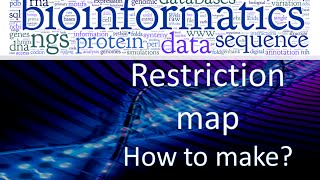 Bioinformatics practical 19 how to make a restriction map [upl. by Ahselet503]