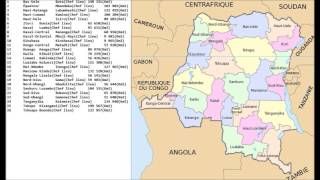 MJC vous présente les 26 provinces de la RD Congo [upl. by Gorton]