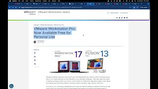 vmware workstation 17 pro download official method [upl. by Gladis657]