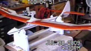 RC MODEL Bird of Time Sailplane Glider ARF by Dynaflite AIRCRAFT Roy Dawson video [upl. by Kauffmann]