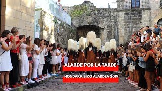 Subida Calle Mayor Alarde Hondarribia 2019 por la tarde  Txingudi Online [upl. by Hallagan896]