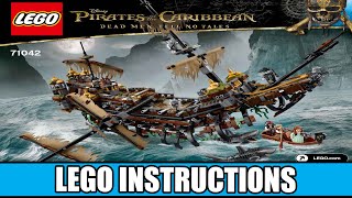 LEGO Instructions How to Build LEGO Silent Mary  71042 LEGO PIRATES OF THE CARIBBEAN [upl. by Evangelia]