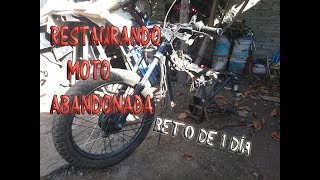 Vlog25 Reto de restauración de moto completa [upl. by Deeyn]