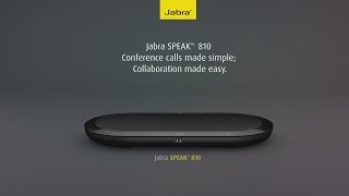 Jabra Speak 810  Conference calls made simple [upl. by Akinorev]