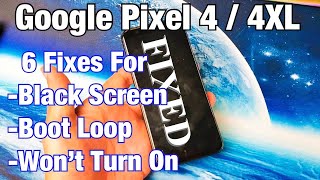 Google Pixel 4  4XL Black Screen Boot Loop Keeps Restarting 6 Solutions [upl. by Padraig]