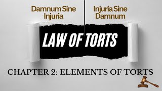 Elements of Tort  Law of Torts [upl. by Inahet]