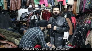 100 Original Leather Jackets  Cheapest Leather Jackets at Yashwant Place Delhi  European Leather [upl. by Angelica]