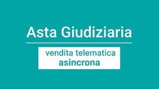 Asta telematica asincrona un caso pratico [upl. by Austina]