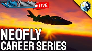 Virtual Aviation LIVE  MSFS 2020 NeoFly Career  Episode 2 [upl. by Phillane885]