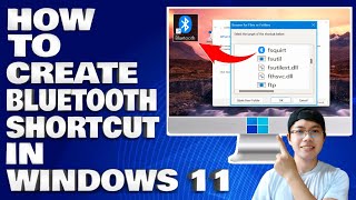 How To Create a Bluetooth Shortcut in Windows 1011 [upl. by Wellington]