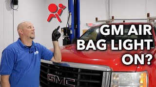 Air Bag Light On GM Truck How to Fix This Common Sensor Problem [upl. by Eynobe]