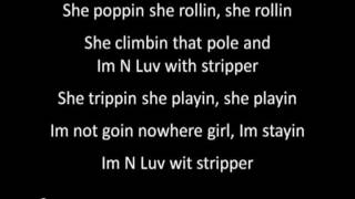 Lyrics Im N Luv Wit a stripper feat Mike Jones by TPain [upl. by Yaron408]