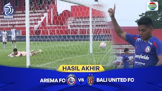 Hasil Pertandingan  Arema FC vs Bali United FC  BRI Liga 1 202425 [upl. by Suilenroc265]