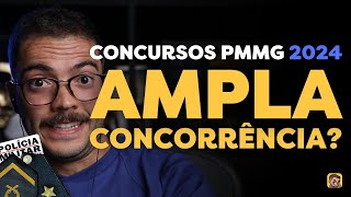 CONCURSO PMMG 2024 AMPLA CONCORRÊNCIA [upl. by Nehgam]