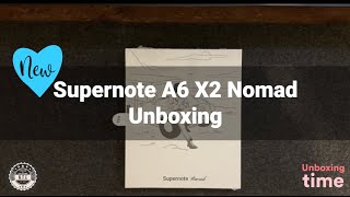 Check Out the Brand New Supernote A6 X2 Nomad Unboxing [upl. by Elroy]