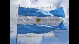 Himno Nacional Argentino Completo con Letra [upl. by Amalee]