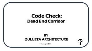 Code Check  Dead End Corridors by Architect Zulueta [upl. by Ttezil121]