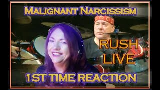 Rushs Malignant Narcissism  LIVE  1ST TIME REACTION rush rushlive rushreaction [upl. by Mccall889]