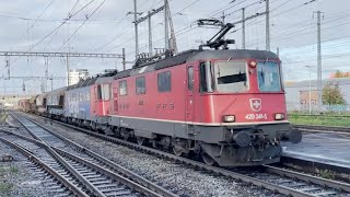 ZugverkehrTrains at Pratteln 151123 [upl. by Aiotal858]