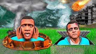 OS PIORES DESASTRES NATURAIS DO GTA 5  O FILME [upl. by Ahrendt560]