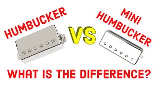 Mini Humbucker VS Humbucker [upl. by Egdirdle]