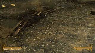 Fallout New Vegas The effects of 50 MG Explosive rounds [upl. by Mastat123]