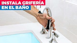 ¿Cómo instalar los artefactos y grifería en el baño [upl. by Arev]