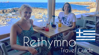 ONE DAY IN RETHYMNO TOWN CRETE  Best Greece TRAVEL GUIDE 2021 [upl. by Casey]